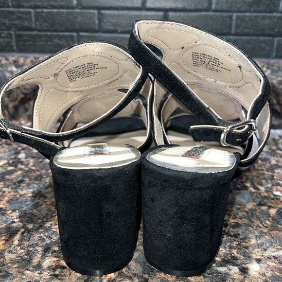 RIALTO Shoes Saffron Women's Sandal, Navy Multi/Suedette, 9M - Picture 6 of 12